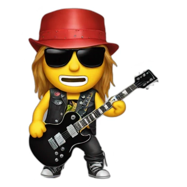 Axl roses sticker