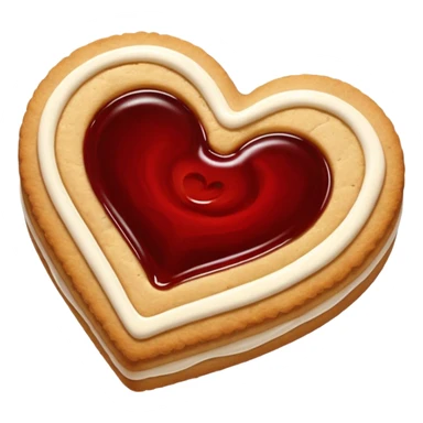 heart jam cookie sticker