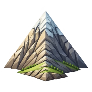 Mountain shaped like a parallelogram with Kurdish cultural elements sticker