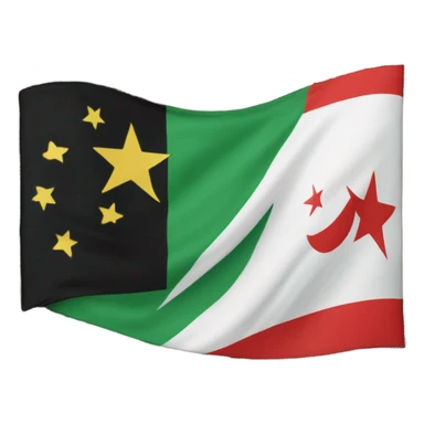 Make a pakhtunistan flag  sticker