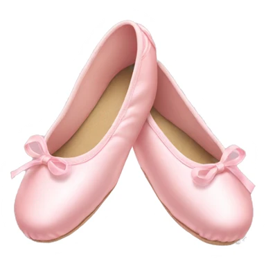 pastel pink ballet shoes sticker
