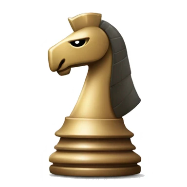 knight chess piece sticker