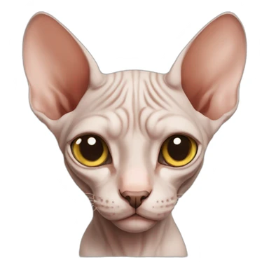 Sphynx winky sticker
