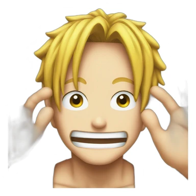 One piece anime sticker