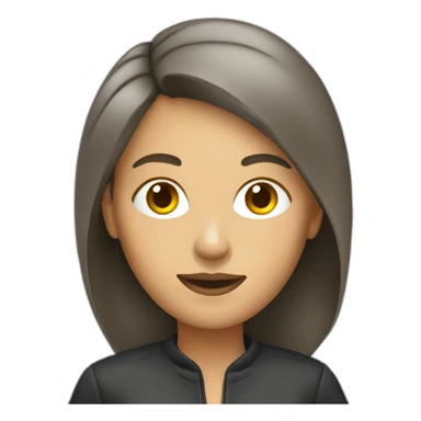 Journalist woman sticker