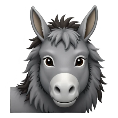 Donkey but in a Game Of Thrones Intro Sigil Form - in a square picture frame sticker