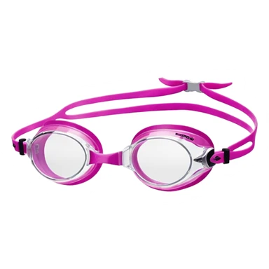 Speedo vanquisher swim goggles pink sticker