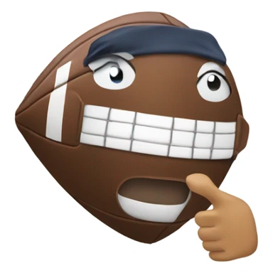Football thumbs up  sticker