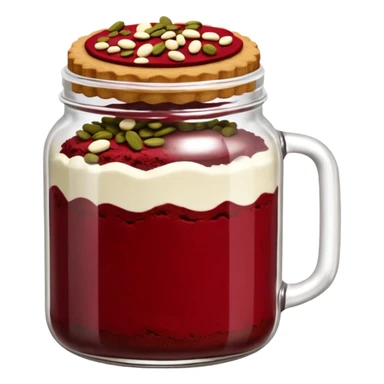 Haz un tarro de galletas Red Velvet con pepitas de chocolate blanco sticker