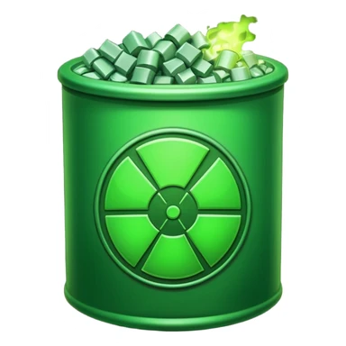 nuclear waste sticker