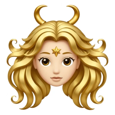 horoscope hair ornament sticker