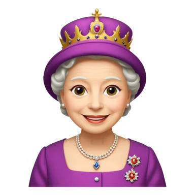 La reine Élisabeth 2 sticker