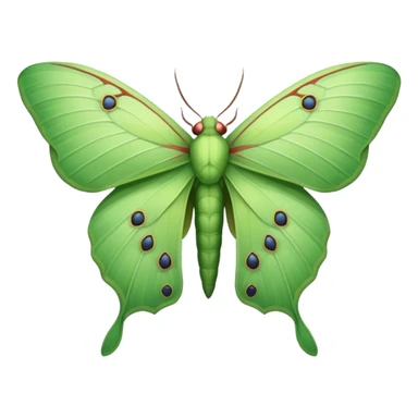 Luna moth  sticker