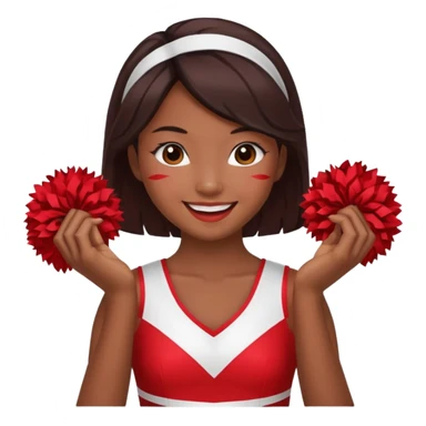 cheer leader dress, asian sticker