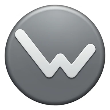 Make a grey circle with a white tick  sticker