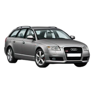 Audi a6 2006 gris sticker