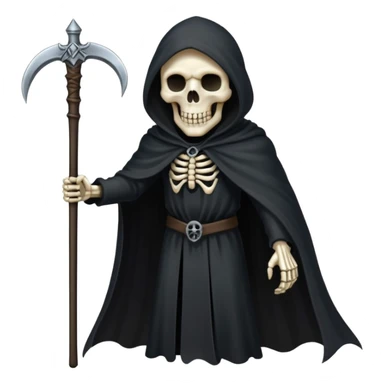 The grim reaper sticker