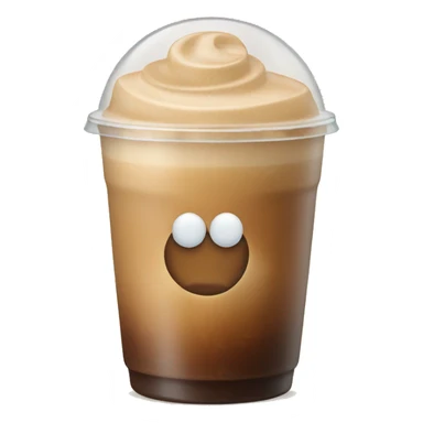 iced latte coffee  sticker