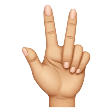 Hand emoji middle finger Aage honi chahie sticker