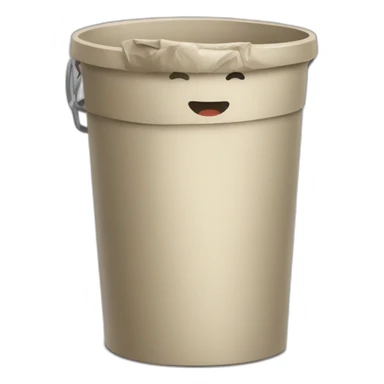 chat sur une poubelle* sticker