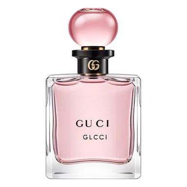 Gucci Bloom light pink square perfume bottle  sticker