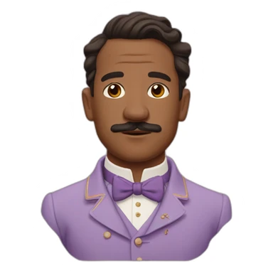 M gustave from the grand budapest hotel sticker