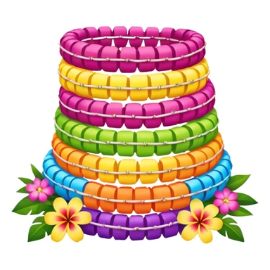 stack of lei sticker