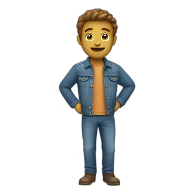 Jean qui baisse sticker