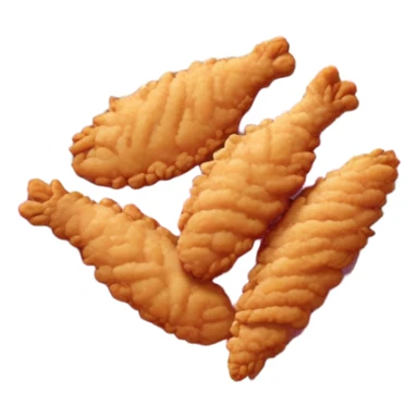 Chicken tenders on Pink plate sticker