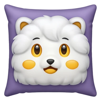 a pillow  sticker