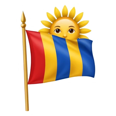 Fait le drapeau de la Guadeloupe 🇬🇵  sticker