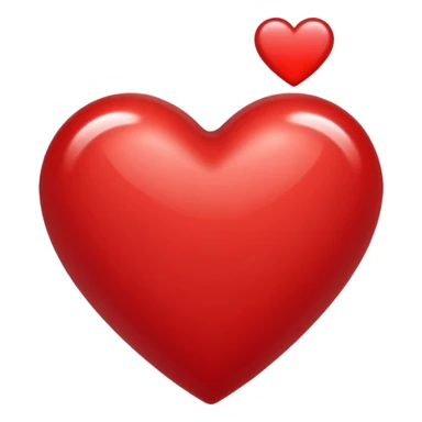 Corazón burdeo sticker