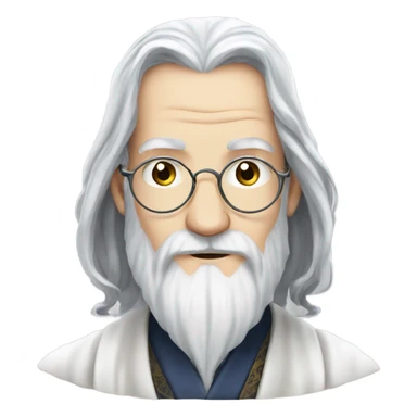 dumbledore as an anime character  sticker