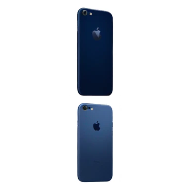 Midnight blue iphone 16 sticker
