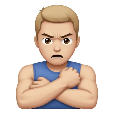 make a person crossing there hands across there neck because there angry and there doing it to pretend like they want to 💀 themselves because there so angry  sticker