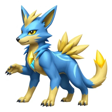 Manectric-Zeraora-Lombax-fusion sticker