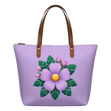 light purple tote bag sticker