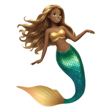 Mermaid dancing sticker