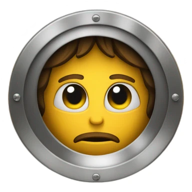 jesus peaking through the peephole sticker