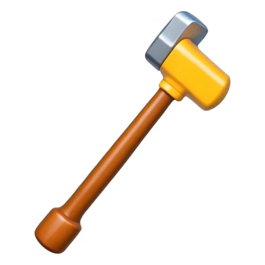 Toy hammer for wack a mole  sticker