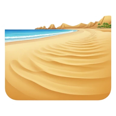 a beach waving to another brach sticker