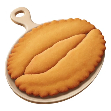 uncooked plain chicken milanese sticker