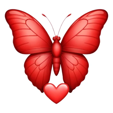 heart with butterfly sticker