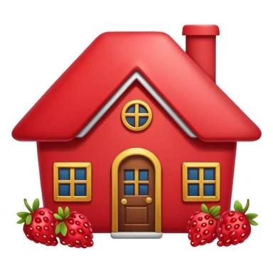 "berry house" letter sticker