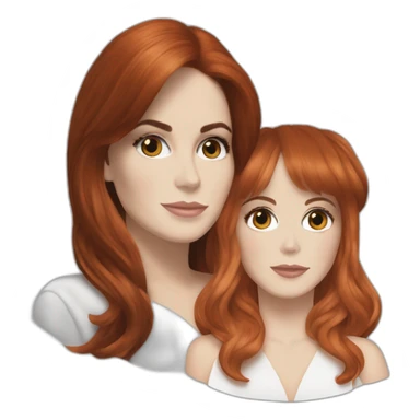 lana del rey and mylène farmer sticker