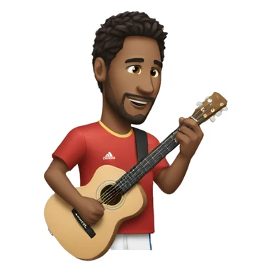 A Gitarrist wo like messi sticker