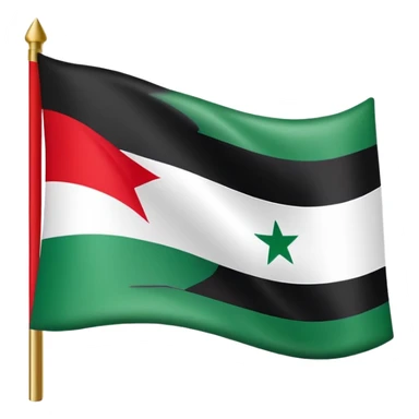 Syria independence flag sticker