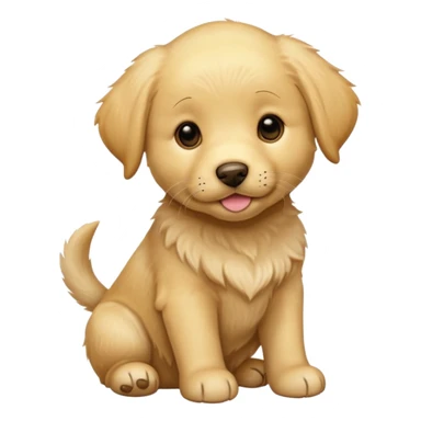 Labrador retriever puppy sticker