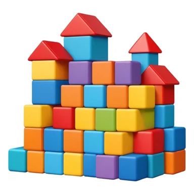 Toy Block Homes sticker