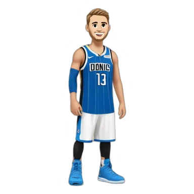 Luka Doncic civil sticker